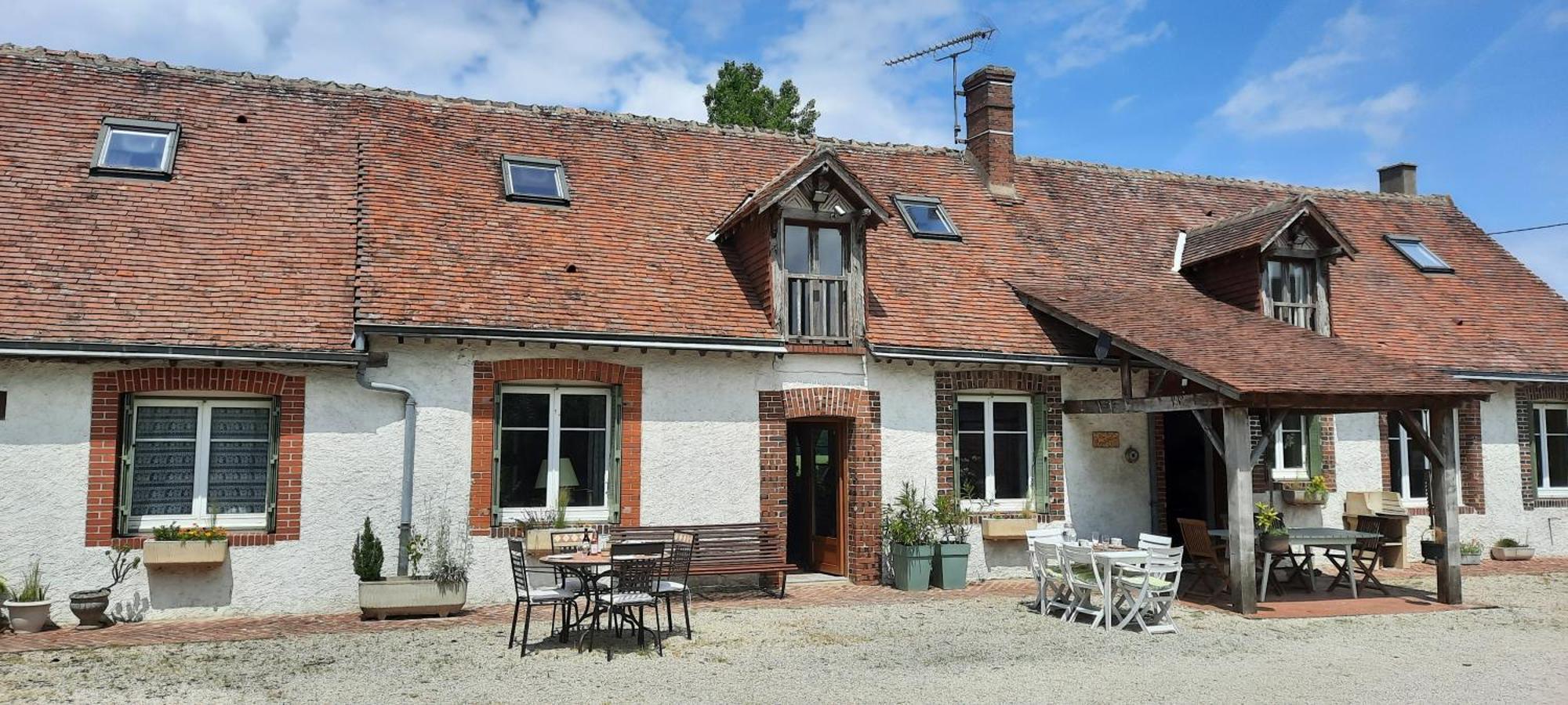 B&B Ferme De La Rouzannerie Pour 2 Ou Famille Lanneray Eksteriør bilde